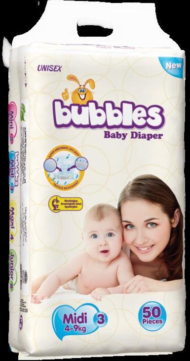 Midi Baby Diaper 50 Pcs