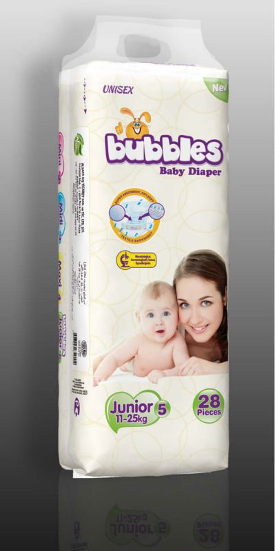 Twin Package Junior Baby Diaper 28 Pcs