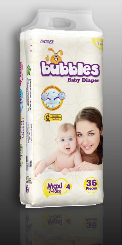 Twin Package Maxi Baby Diaper 36 Pcs