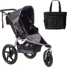 Single Stroller with Diaper Bag