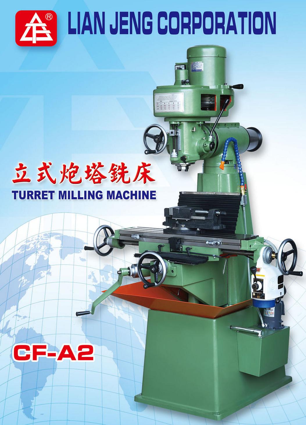 Taiwan Turret Vertical Milling Machine A2