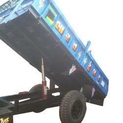 Metal Tractor Hydraulic Trailer, for Industrial, Feature : Durable, Low maintenance, Rugged structure