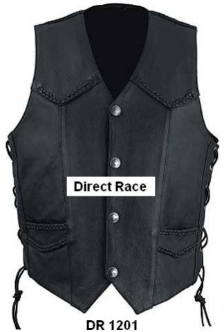 Leather Vest Dr 1201