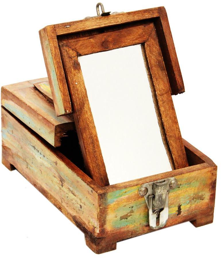 Antique Wooden Makeup Box