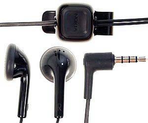 OEM NOKIA WH102 EARPHONES, for Multi, Color : Black