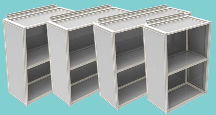 Aluminium Kitchen Storage Cabinet