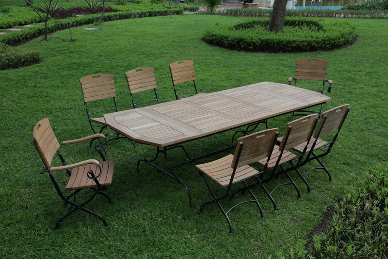 Hawaii Octagonal Double Extension Table Set