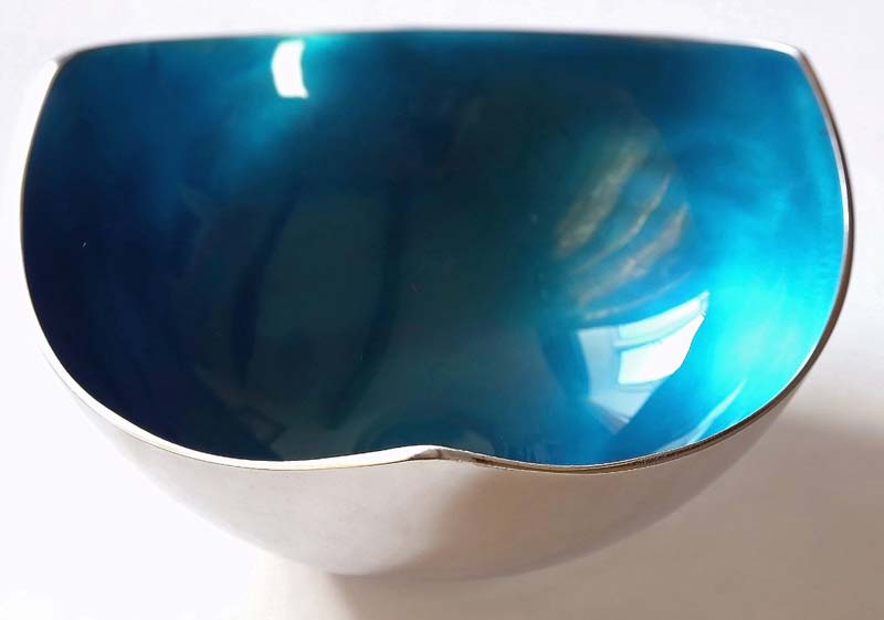 Aluminum Colored Bowl