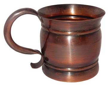 Copper Old Fashion Moscow Mule Barrel Mug