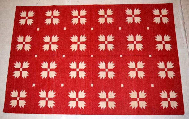 Arihant24 Cotton Durries, for Home, Hotel, Marriage, Parties, Size : 40x30inch, 40x40Inch, 45x35inch