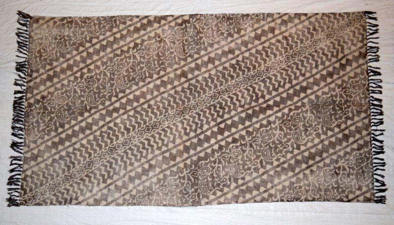 Rectangular cotton printed 0025arihant arts, for Floor Rug, Design : Sanganeri