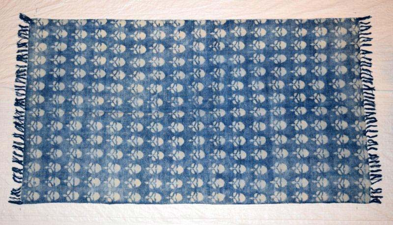 Rectangular cotton printed 0026arihant arts, for Floor Rug, Design : Sanganeri