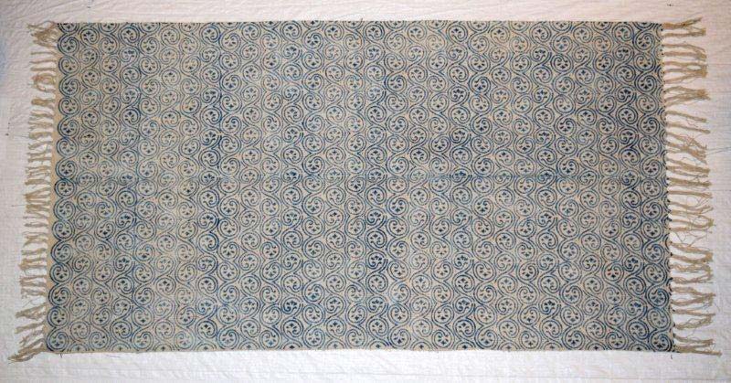 Rectangular Cotton Printed Floor Dari, Size : 4x6 Feet
