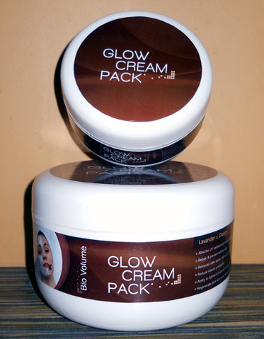 Bio Volume Glow Cream Pack, Color : Light brown