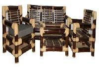 5 Seater Bamboo Sofa Set, With Table