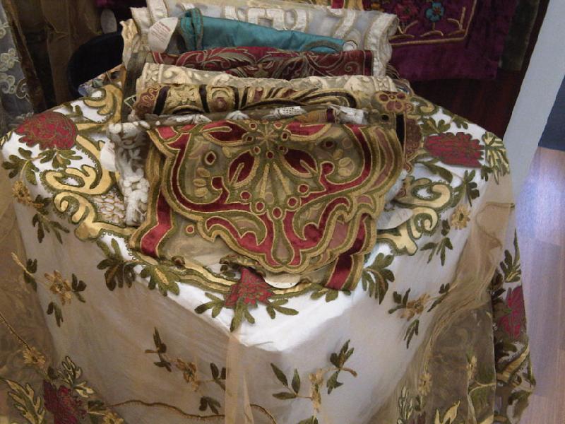 Designer Embroidered Table Cover