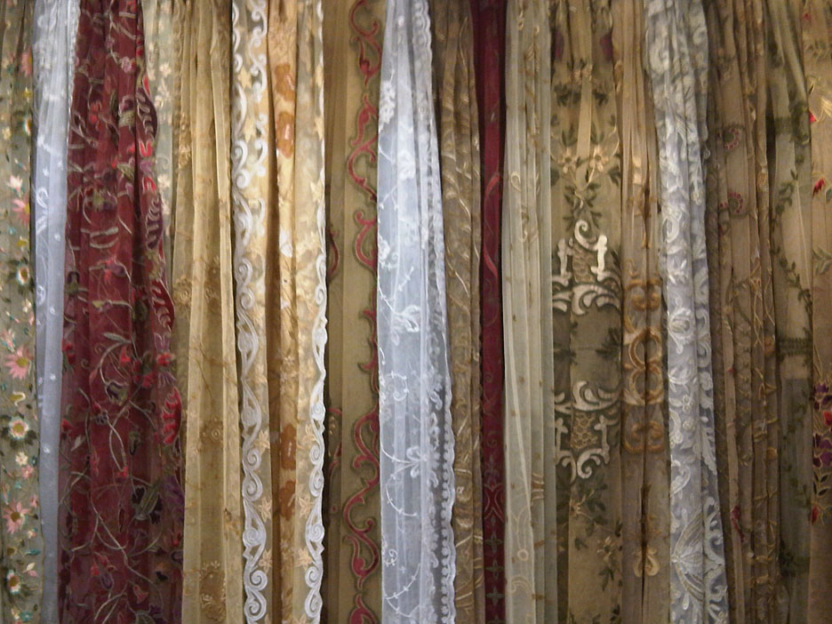 Embroidered Curtain Panels