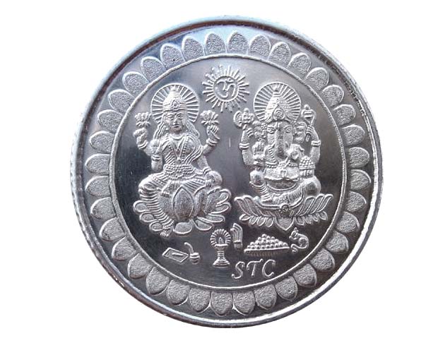 Lakshmi Silver Coin