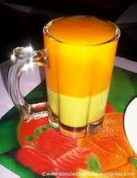 Mango papaya juices