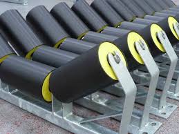 Kic Ms Polished conveyor idler roller, Length : 10feet