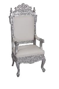 Silver maharaja chairs