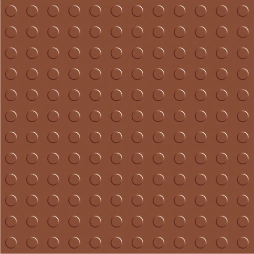 Buttons Terracotta Parking Tiles