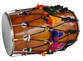 Wooden Dhol