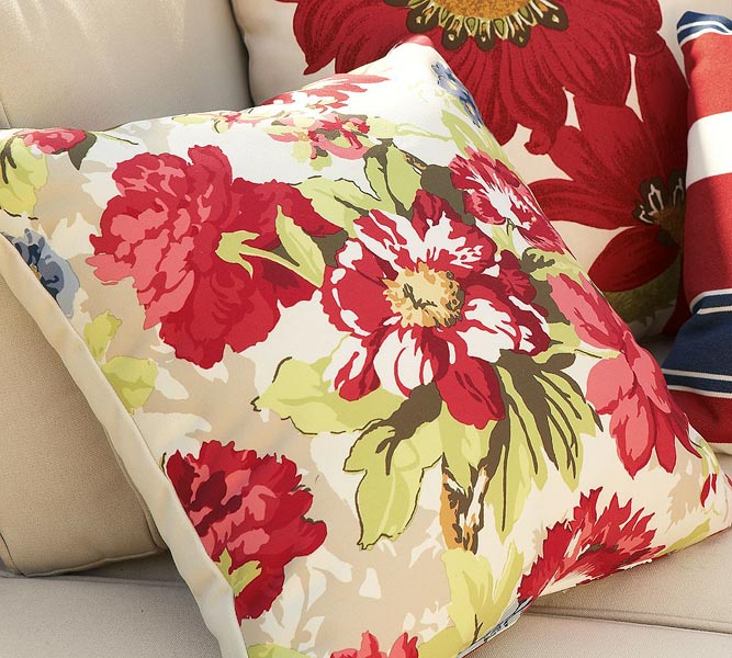 Printed Flowers Cushion Covers