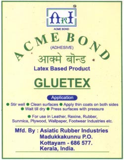 Gluetex Latex Based Adhesive