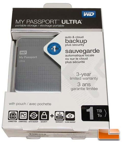 WD My Passport Ultra 1TB Portable External Hard Drive