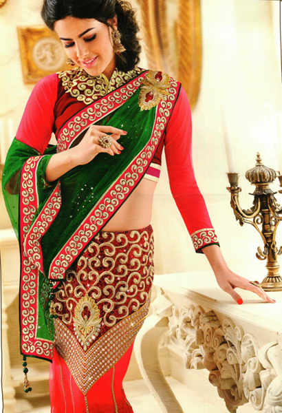 One minute saree for cheap wedding