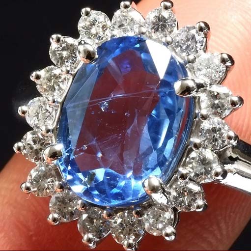 Polished Diamond Gemstone Ring (CWGMGR001), Size : 0-10mm, 10-20mm, 30-40mm, 40-50mm