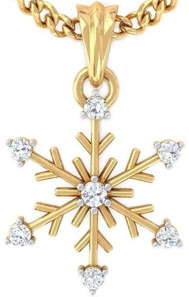 Diamond Gold Pendant (CWDP217)