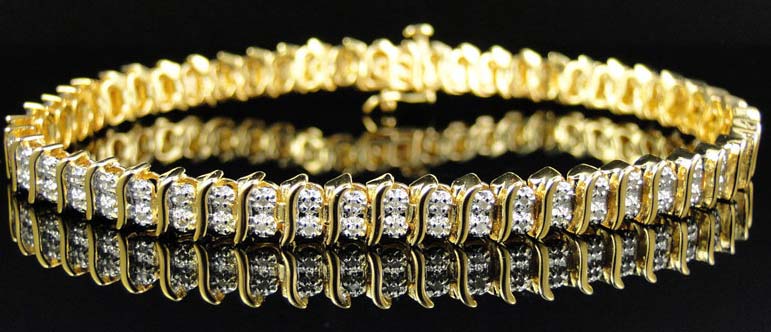 Diamond Tennis Bracelet (CWDTB227)