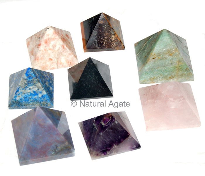 Mix Gemstone Pyramids