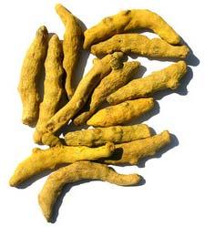 Natural Nizamabad Turmeric Finger, for Ayurvedic Products, Cooking, Cosmetic Products, Form : Solid