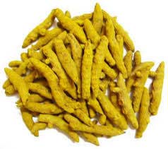 Organic Rajapuri Turmeric Finger, for Ayurvedic Products, Cooking, Cosmetic Products, Feature : Healthy For Skin