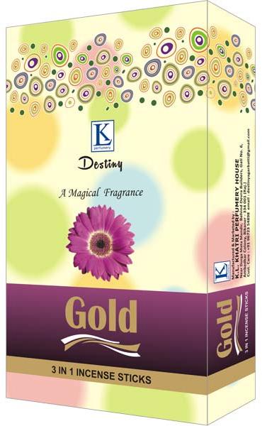 Destiny Gold 3 in 1 Incense Sticks