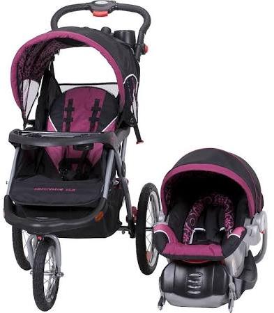 Baby Trend Expedition Elx Travel System Stroller, Cerise