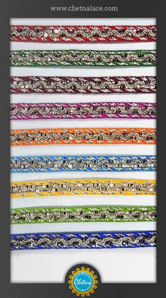 Cotton 19 Fancy Laces, for Fabric Use, Length : 12inch, 18inch, 24inch, 36inch