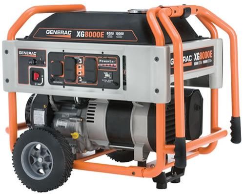 8000 Watt Electric Start Portable Generator