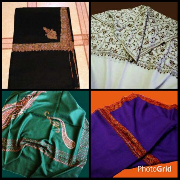 cashmere embroidered shawls