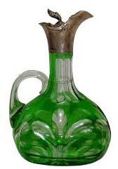 Clear Cut Glass Decanters