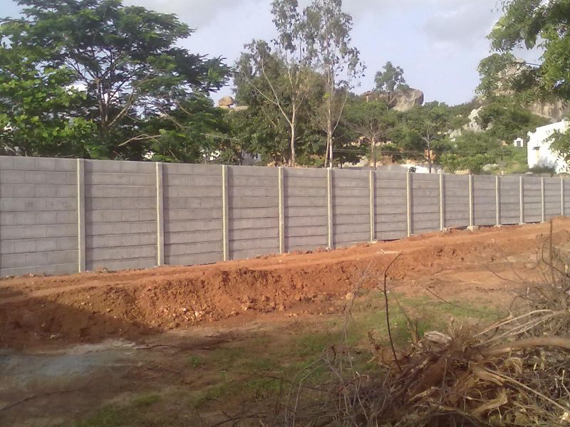 Open Land Compound Wall