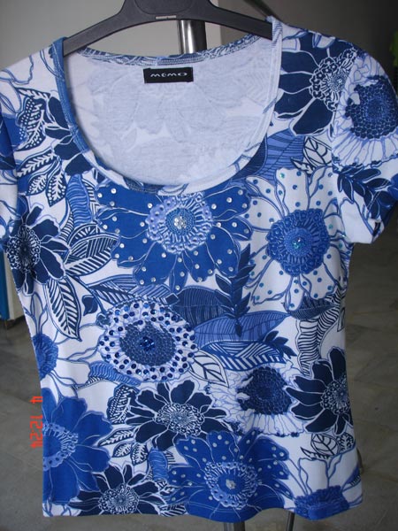 Ladies Printed Round Neck Top