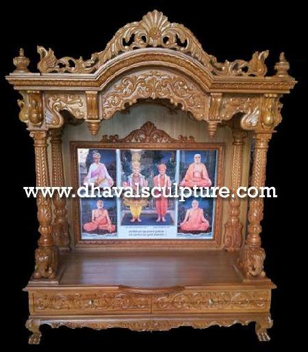 Wooden Temple from Teak Wood 36