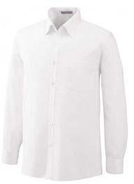 Mens White Plain Shirt