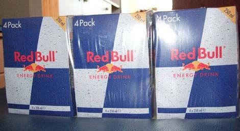 Original Bull Energy Drink Red / Blue /