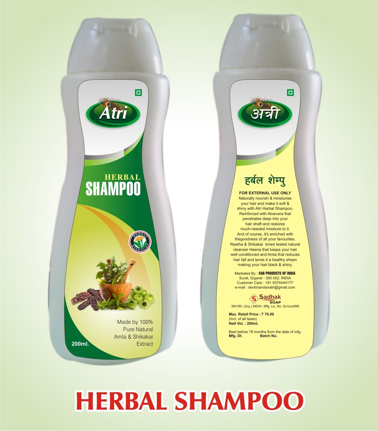 herbal shampoo