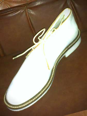 Leather White Shoes